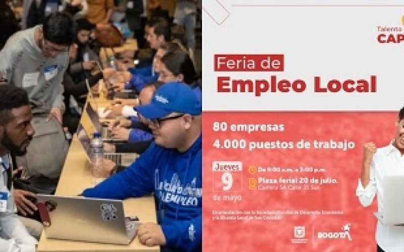 TRABAJO SÍ HAY: TALENTO CAPITAL OFRECE 4000 VACANTES ESTE 9 DE MAYO